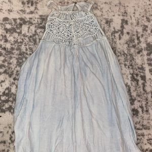 AE halter laced up tank